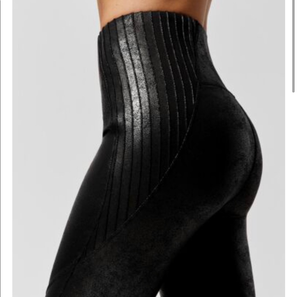 Carbon38 Moto Leatherette High Rise Legging